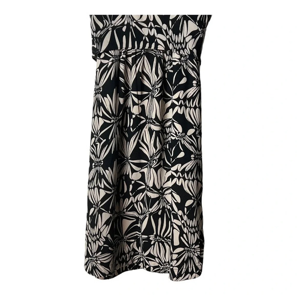 1339. ANTHROPOLOGIE POSTMARK FLORAL GATHERED‎ SONATA DRESS KNEE LENGTH SIZE XS - Picture 6 of 11